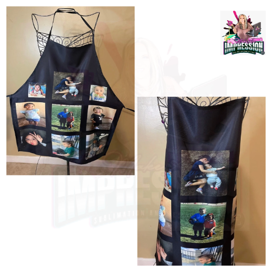 Custom Sublimation 9 Panel Apron.