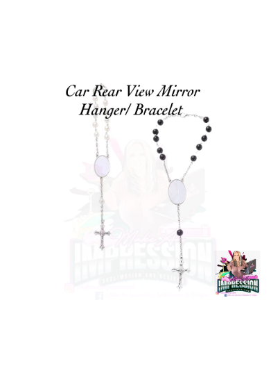 Sublimation Blank Rosery Bracelet/Car Hanger