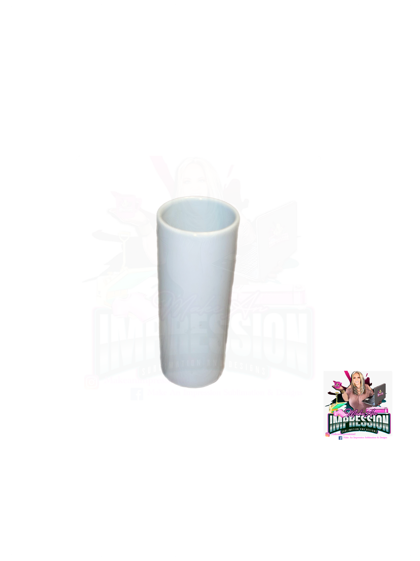 Sublimation Blank Ceramic Shot Glass 3oz