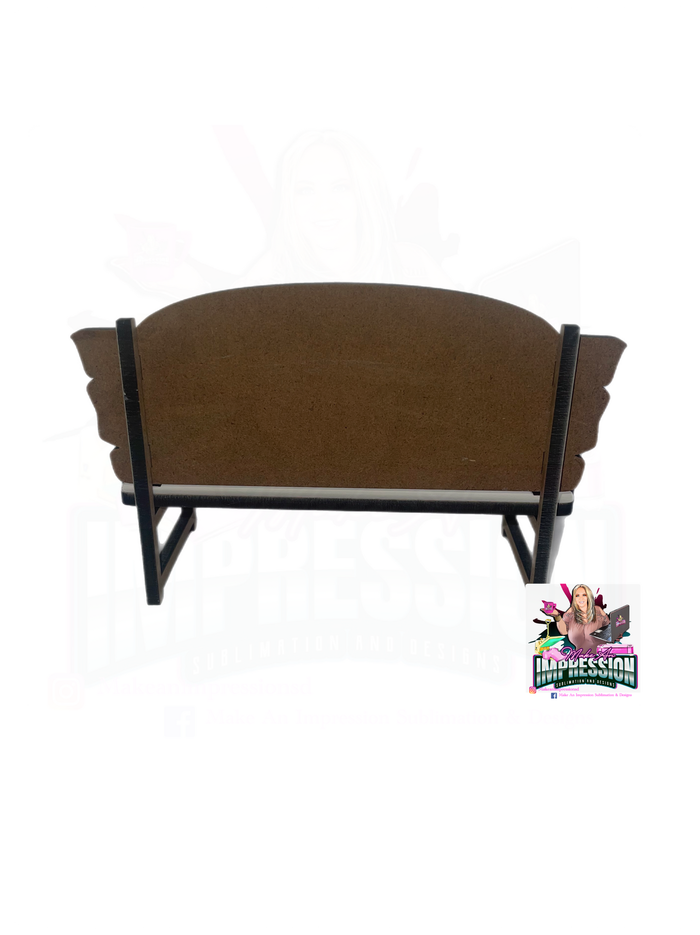 Sublimation Blank Memorial Bench