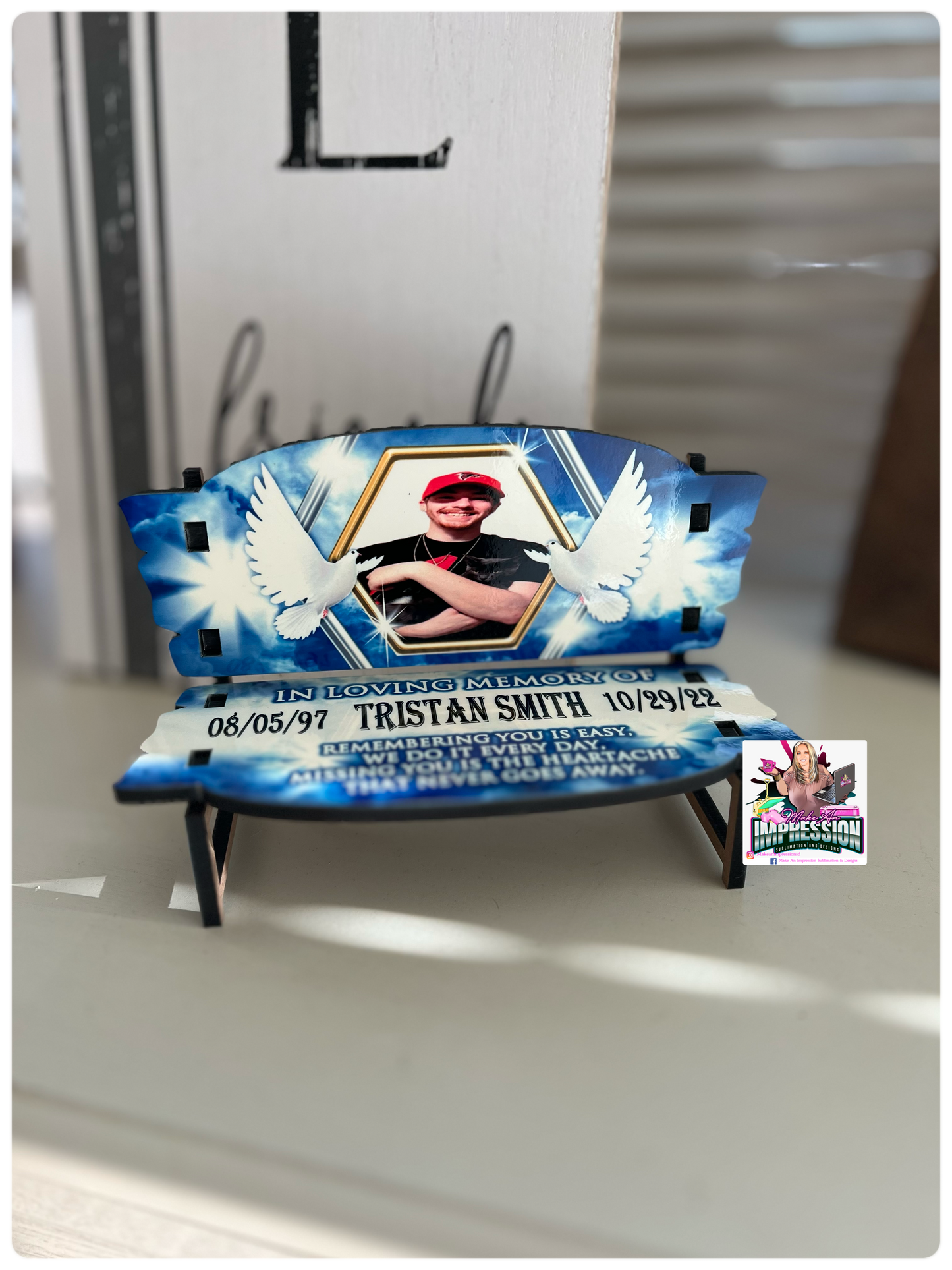 Custom Memorial Bench