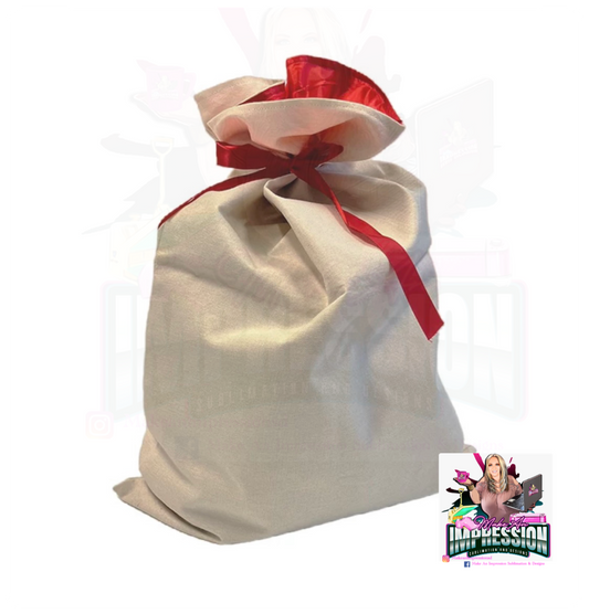 Sublimation Blank Santa Bag