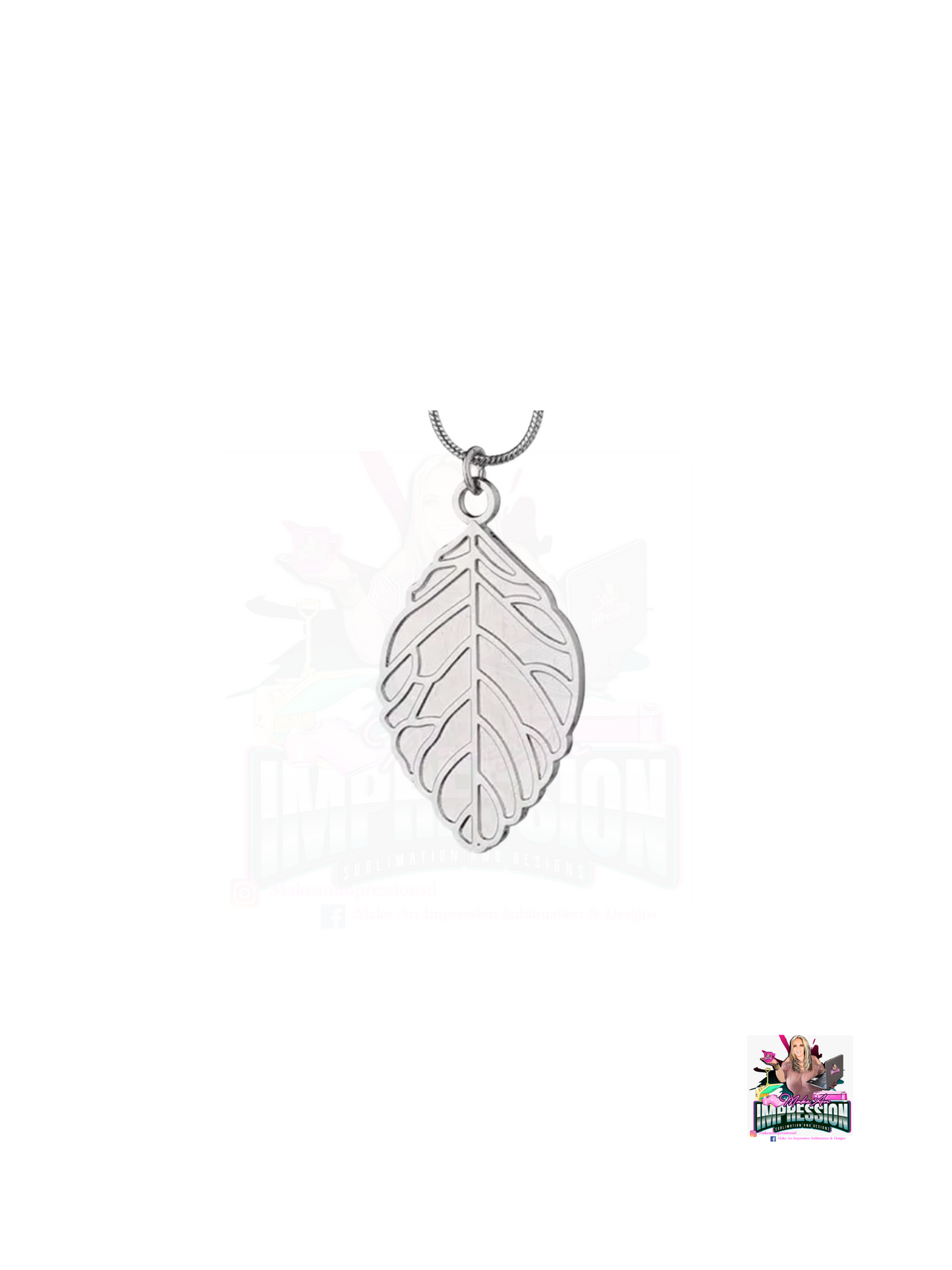 Sublimation Blank Necklace