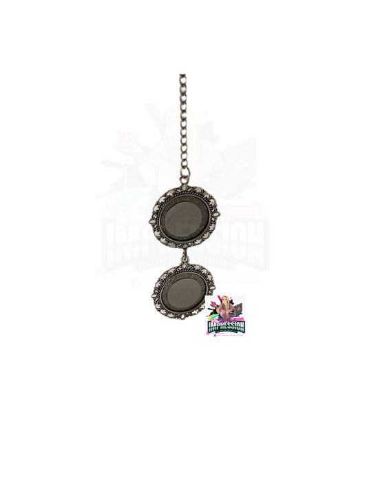 Sublimation Blank Chain Grad Tassle Double Charm