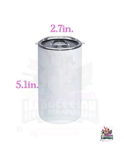 Sublimation 12oz Blank Straight Kids sippy cup W/ 2 lids